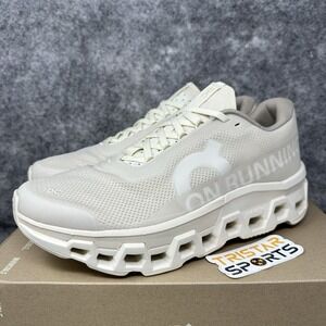 On Cloudmonster 2 Invincible Running Shoes Mens Size 12 Ivory White 3ME30491195